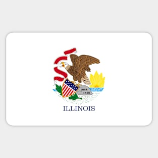 Illinois Flag Sticker